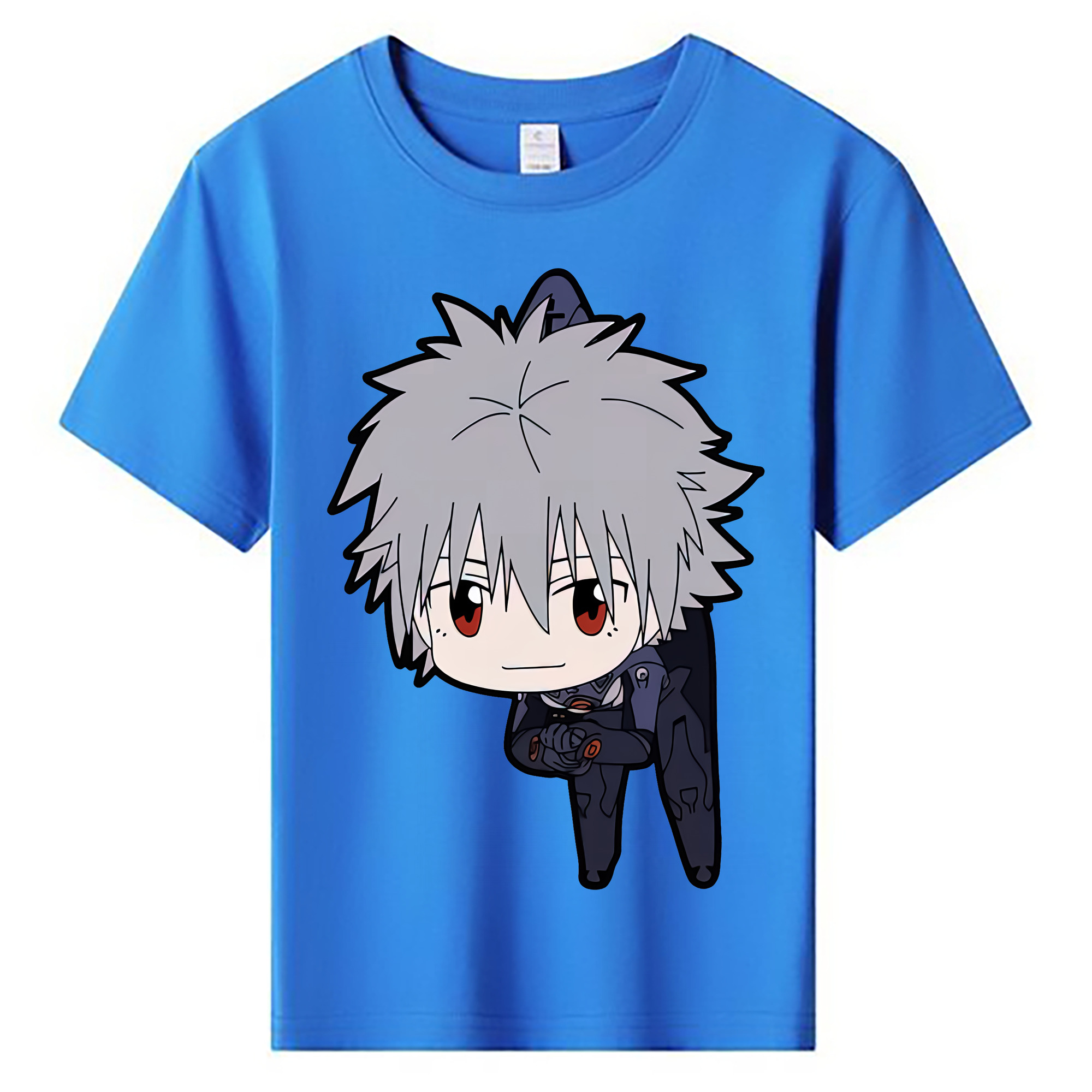 （画像用） EVA 新世紀エヴァンゲリオン 綿100％キッズTシャツ（フロントプリント）